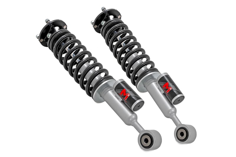 RC M1R Reservoir Loaded Struts | Adjustable Height | Front | 3.5 Inch | Toyota Tundra (22-26) (manufacturer page)