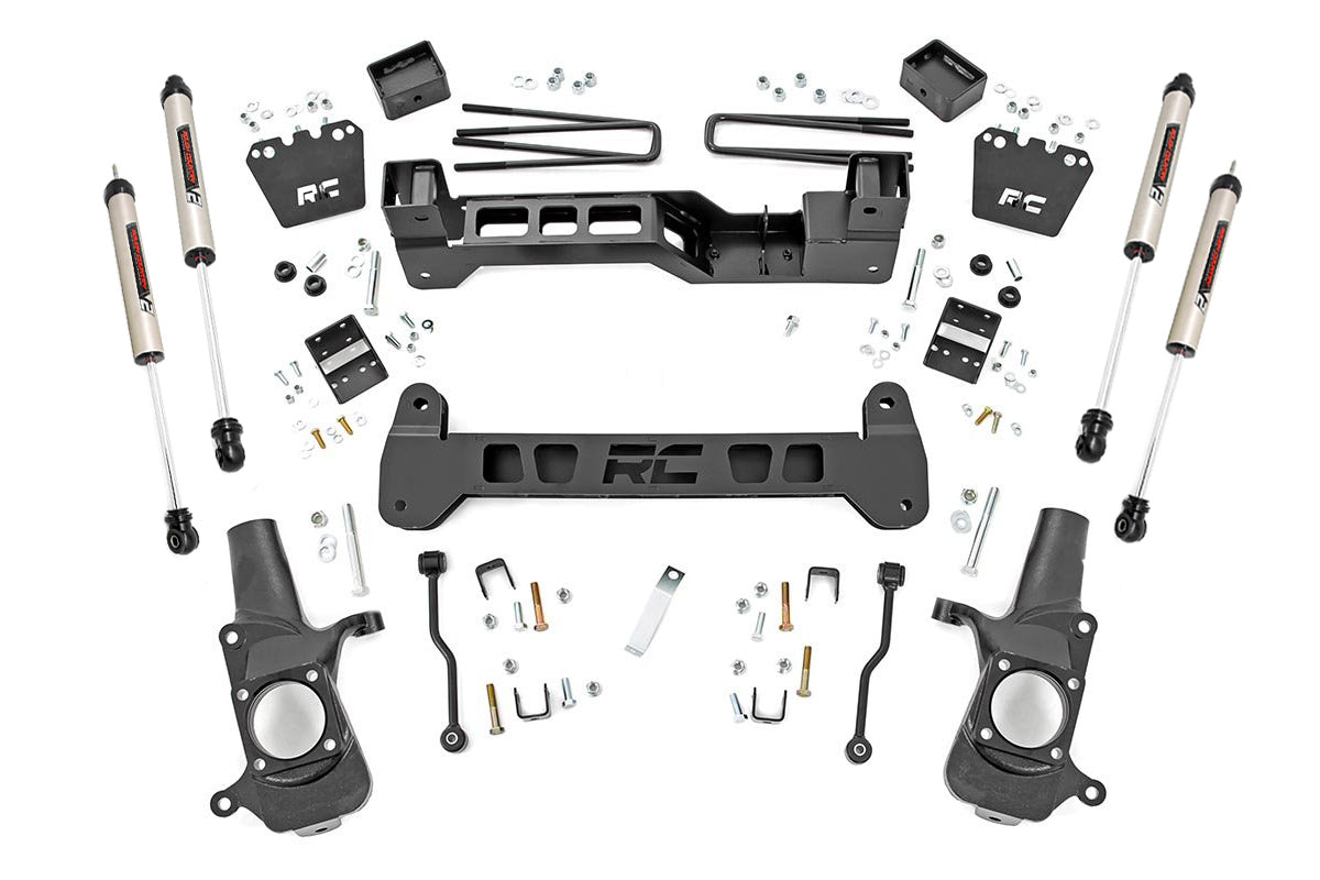 Rough Country 22070 6 Inch Lift Kit | V2 | Chevy Silverado & GMC Sierra 2500HD 2WD (2001-2010) - Image 1