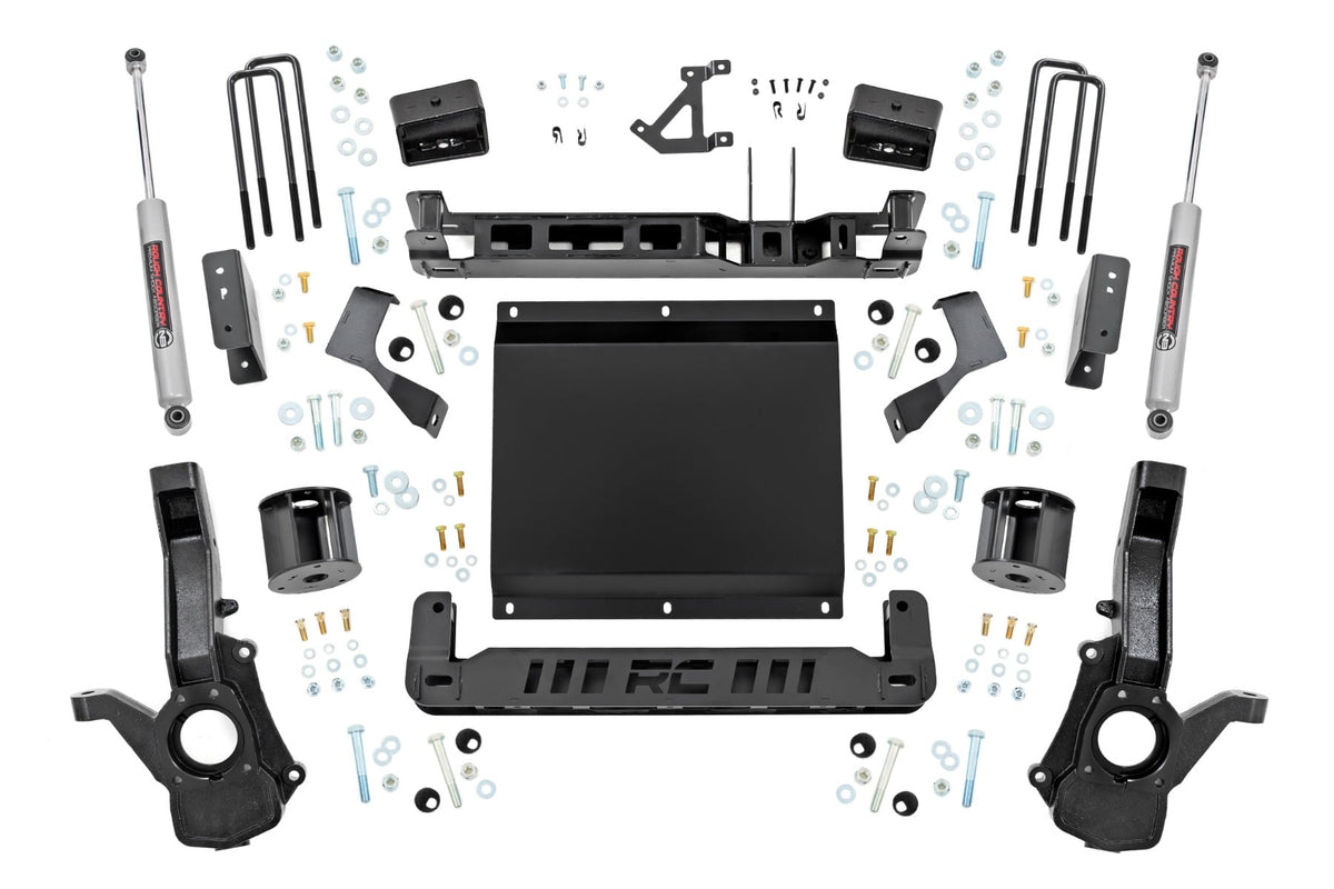 4 Inch Lift Kit | N3 Shocks | Chevy/GMC Canyon/Colorado 4WD (2023-2026) - Susp Lift Kits 4wd (Image 1 of 6)