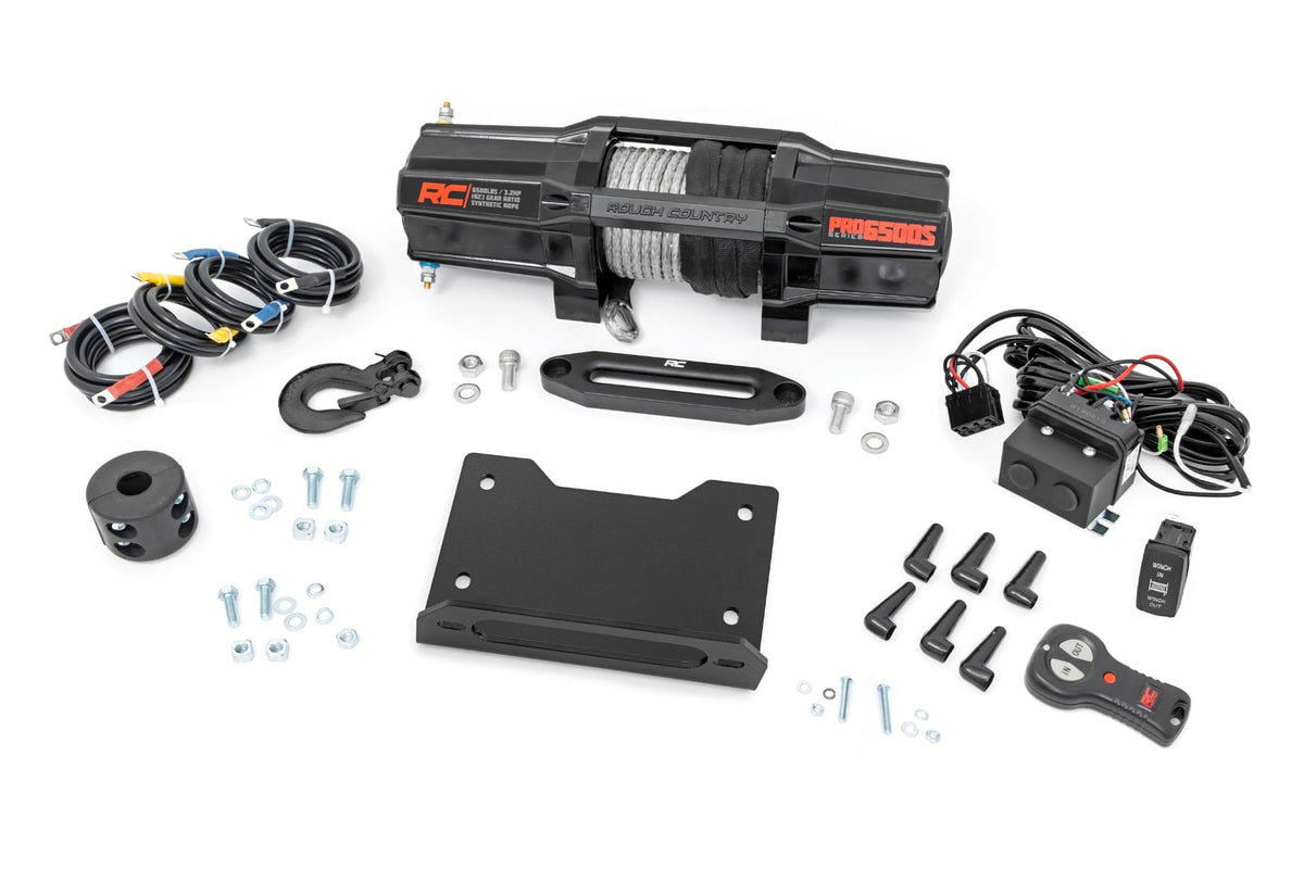 Rough Country 92095 Winch Mount | RS6500S | John Deere Gator XUV 835 - Studio View 1
