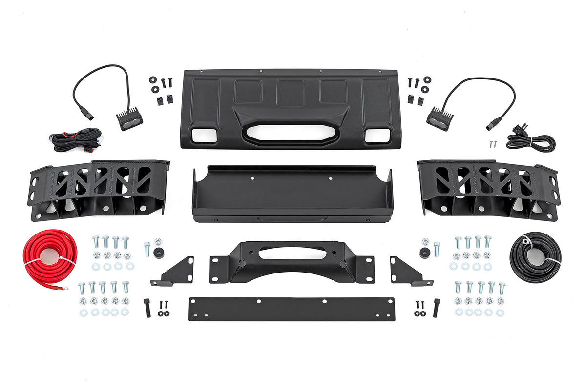 FXS Hidden Winch Mount | Yellow SAE | Fog | Toyota Land Cruiser 4WD (24-26) - Bumpers (Image 1 of 6)