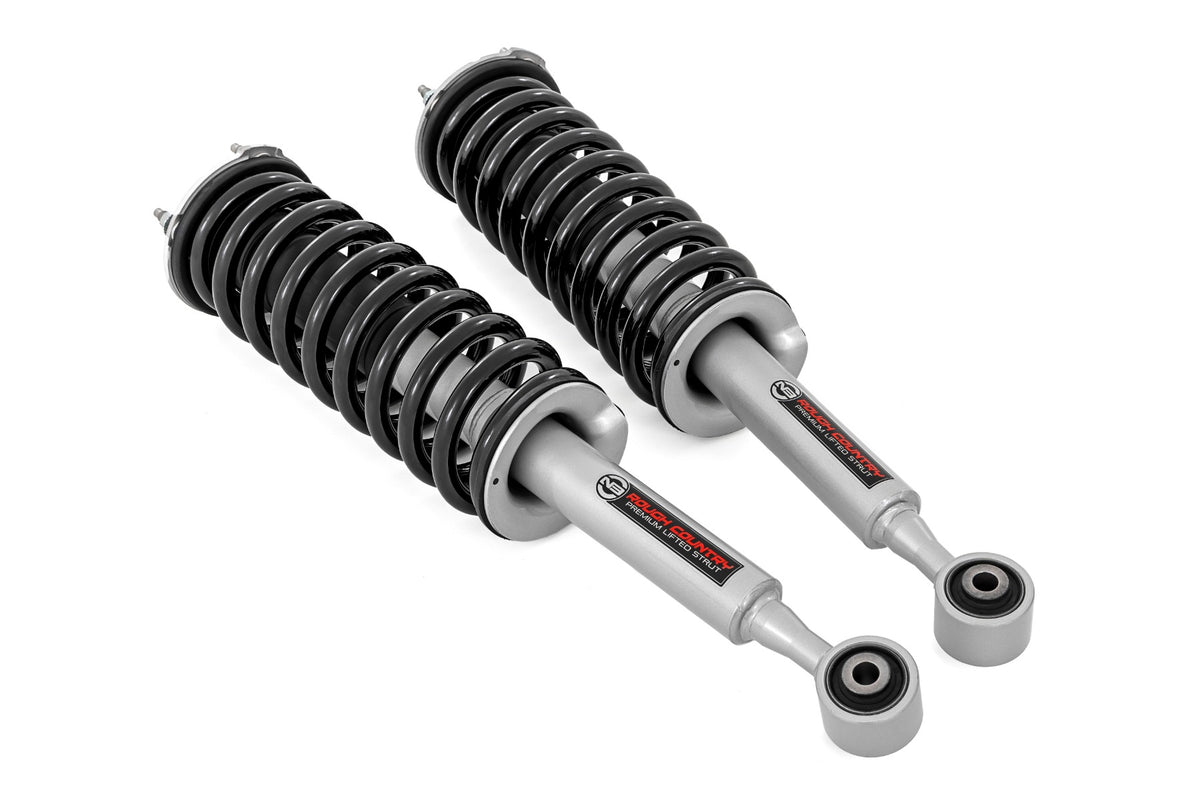 Rough Country 501187 Loaded Strut Pair | 2 Inch | Toyota Land Cruiser 4WD (2024-2026) - Studio View 1
