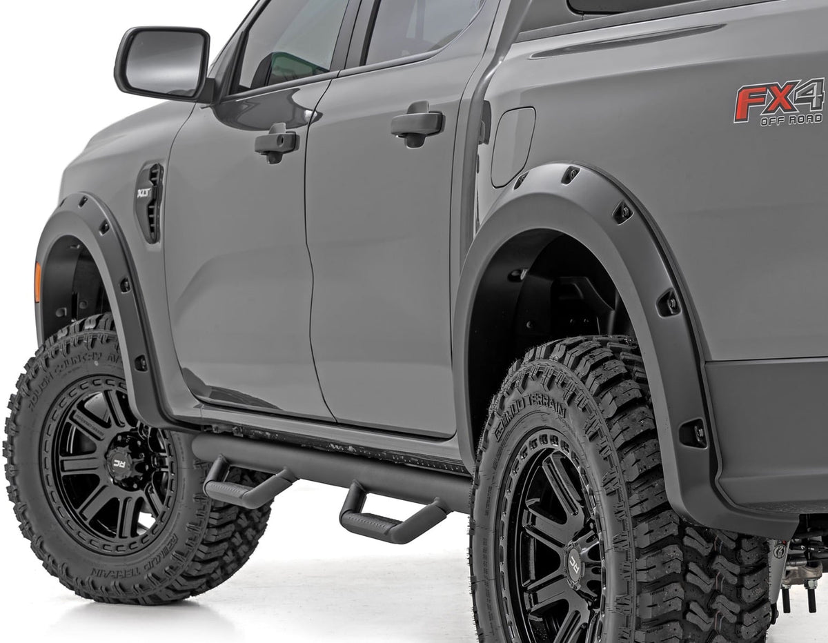 RC Pocket Fender Flares | T9 Marsh Gray | Ford Ranger 2WD/4WD (2024-2026) (manufacturer page)