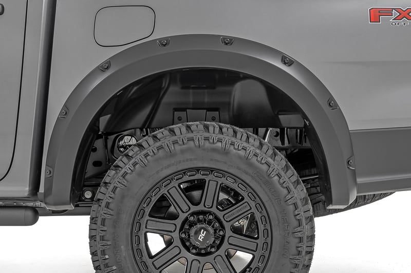 RC Pocket Fender Flares | T9 Marsh Gray | Ford Ranger 2WD/4WD (2024-2026) (manufacturer page)