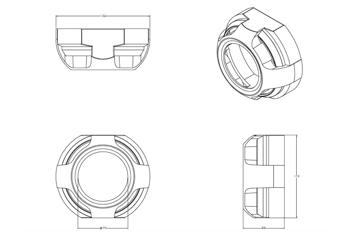 Apollo 2.0 Full Circle Projector Shroud - Shrouds (Image 4 of 6)