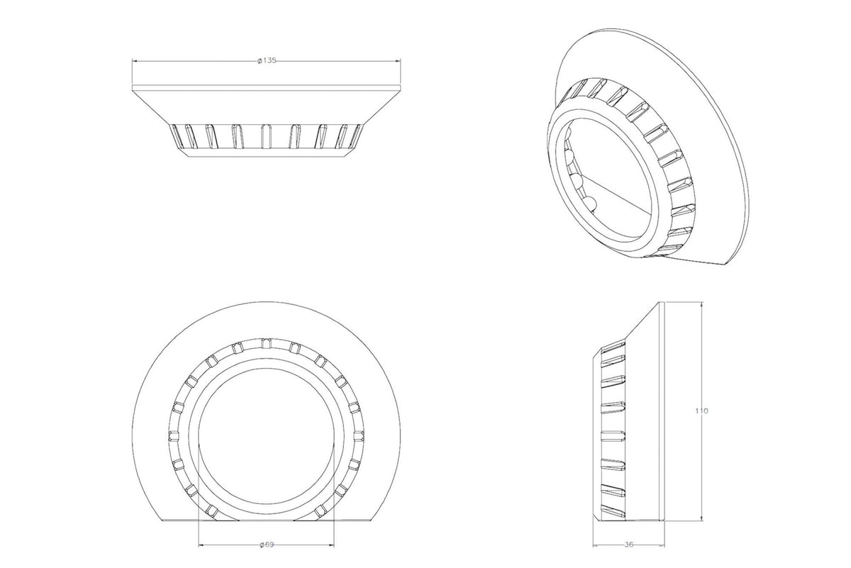E46-R Projector Shroud - Shrouds (Image 5 of 6)