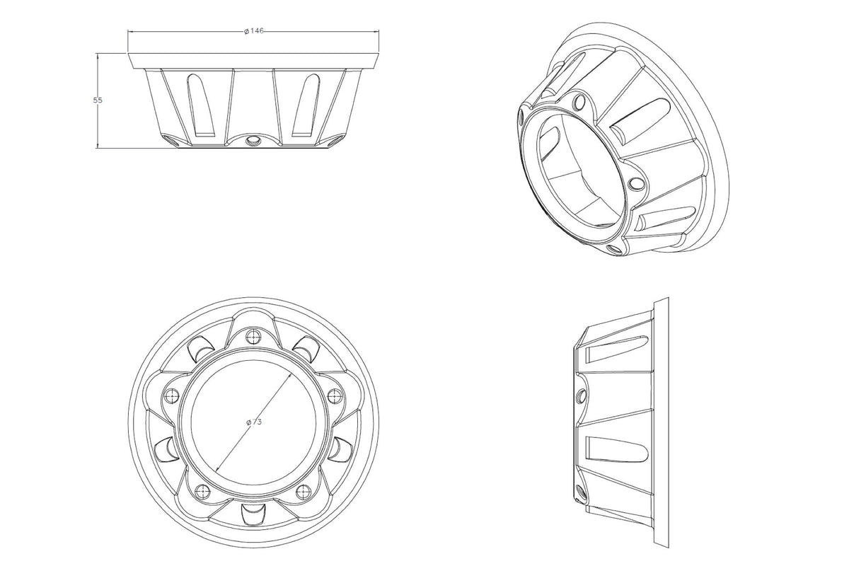 G37C-R Projector Shroud - Shrouds (Image 5 of 6)