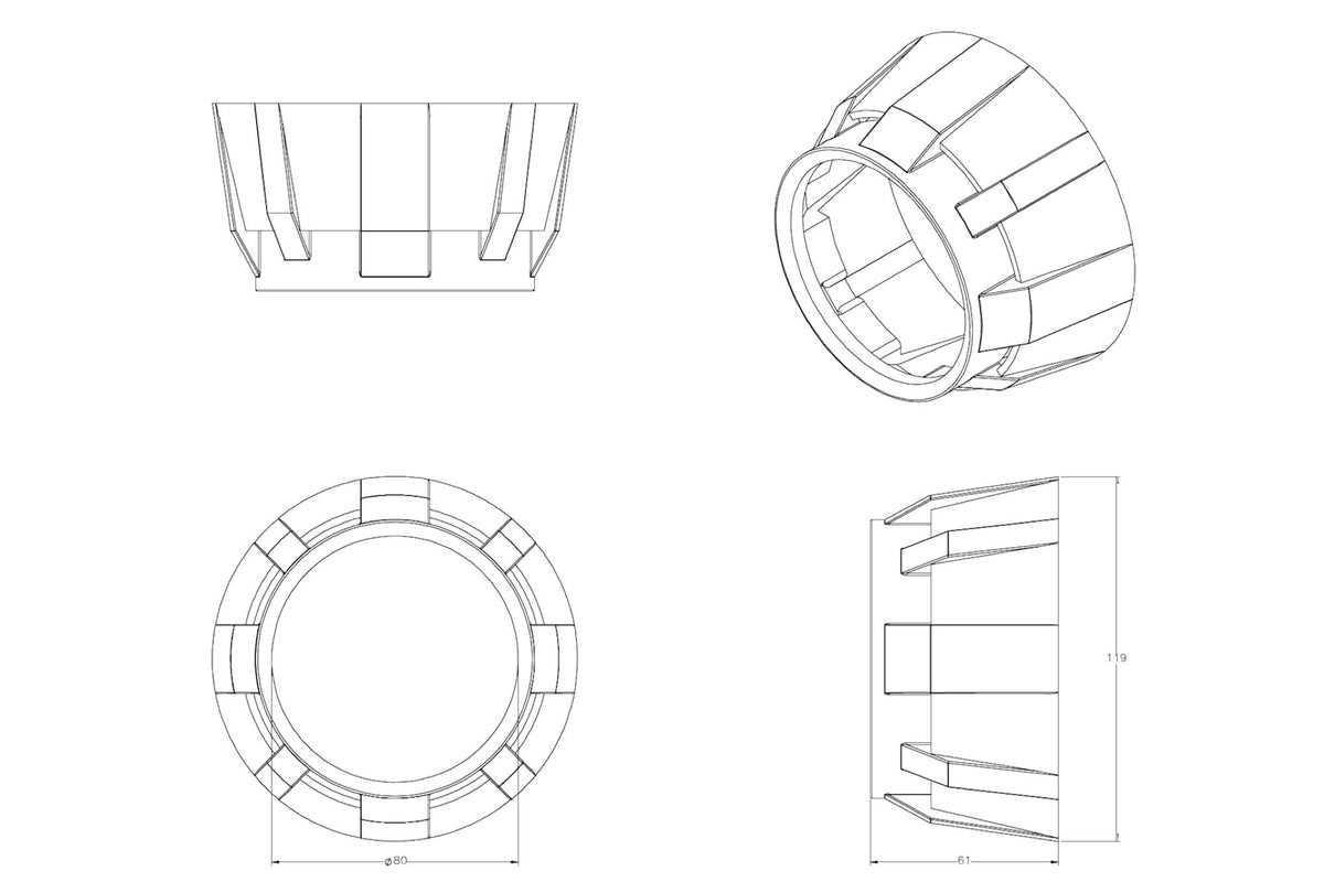 Gatling Gun 1.0 Projector Shroud - Shrouds (Image 4 of 6)