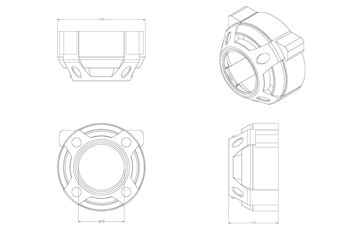Panamera Projector Shroud - Shrouds (Image 3 of 6)