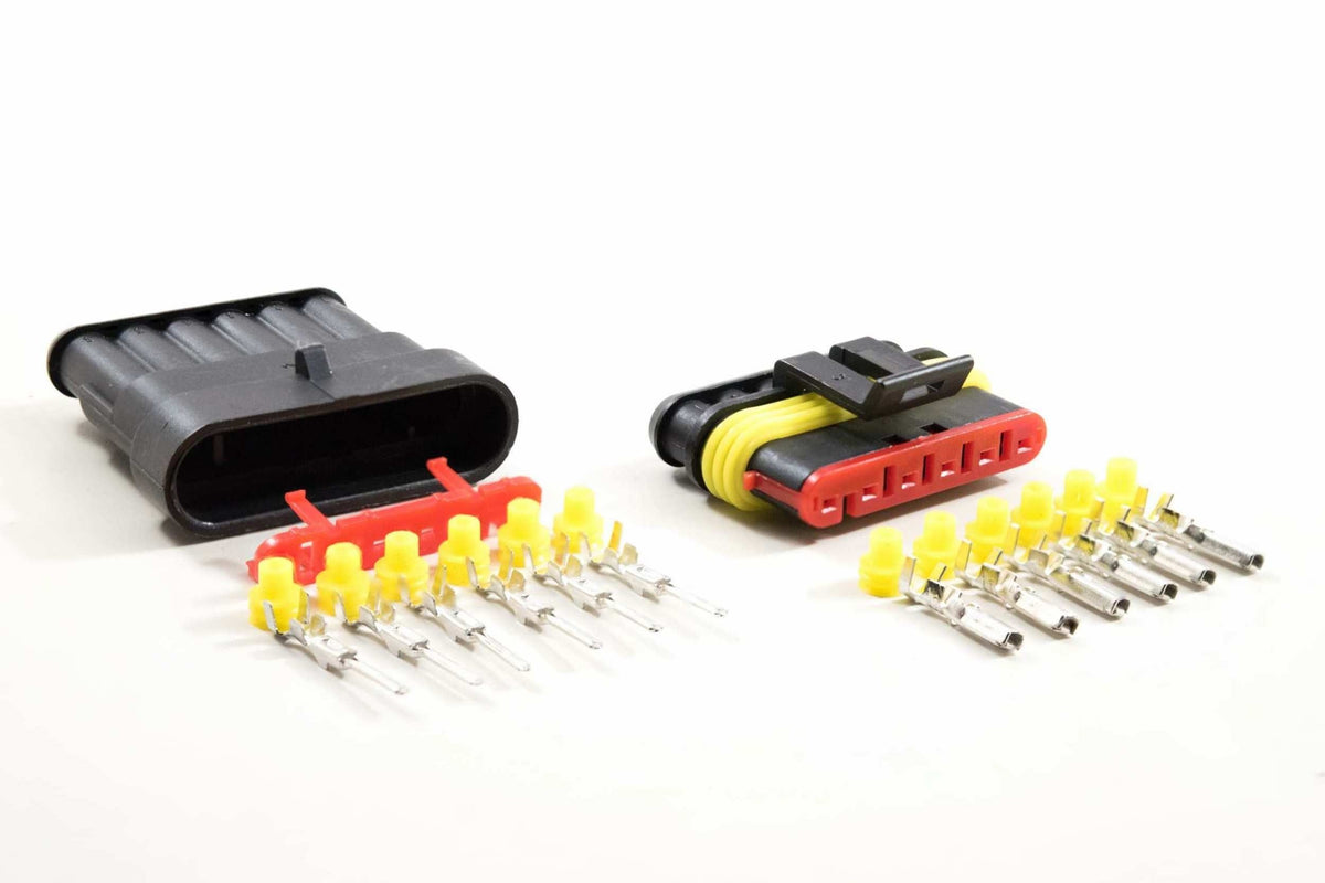 Connector: AMP Female - 5 pin - Wiring Parts (Image 3 of 4)