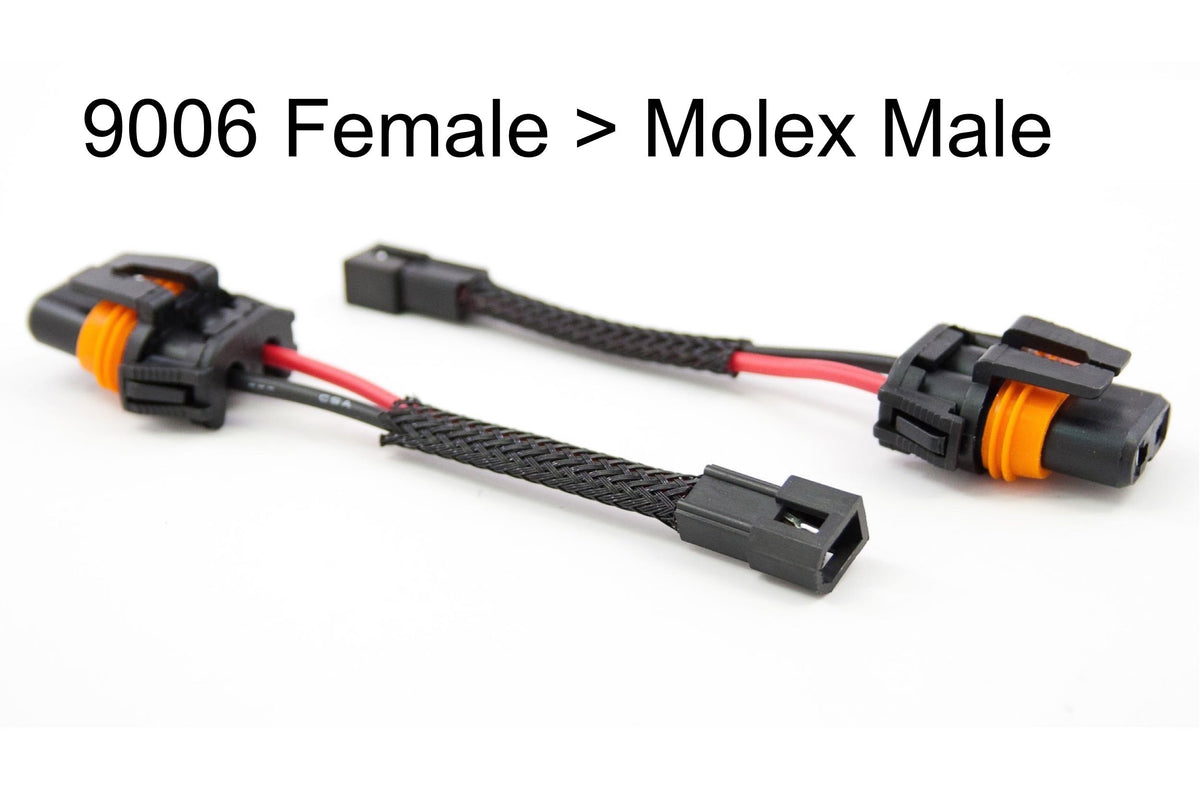 Adapter: 9006 Male to Molex Female - Wiring Parts (Image 3 of 3)