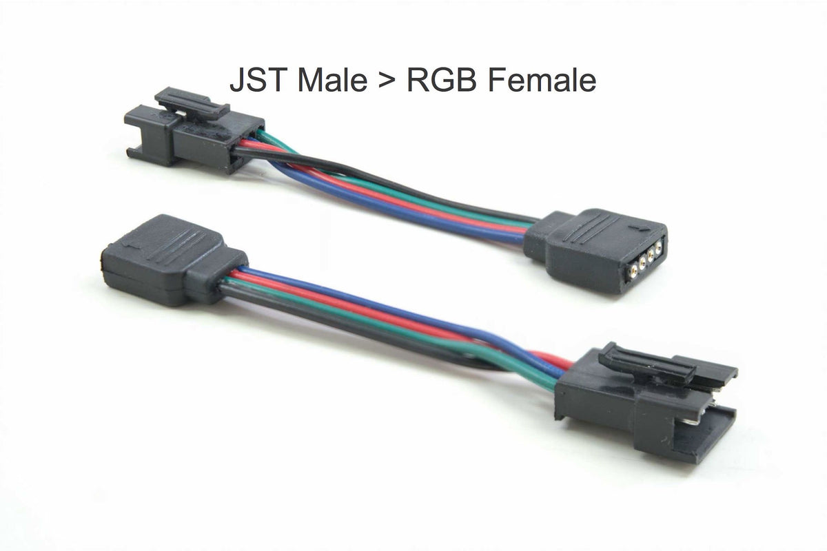 Adapter: RGBW 5P JST Male to RGB 4P JST Female - Wiring Parts (Image 4 of 5)