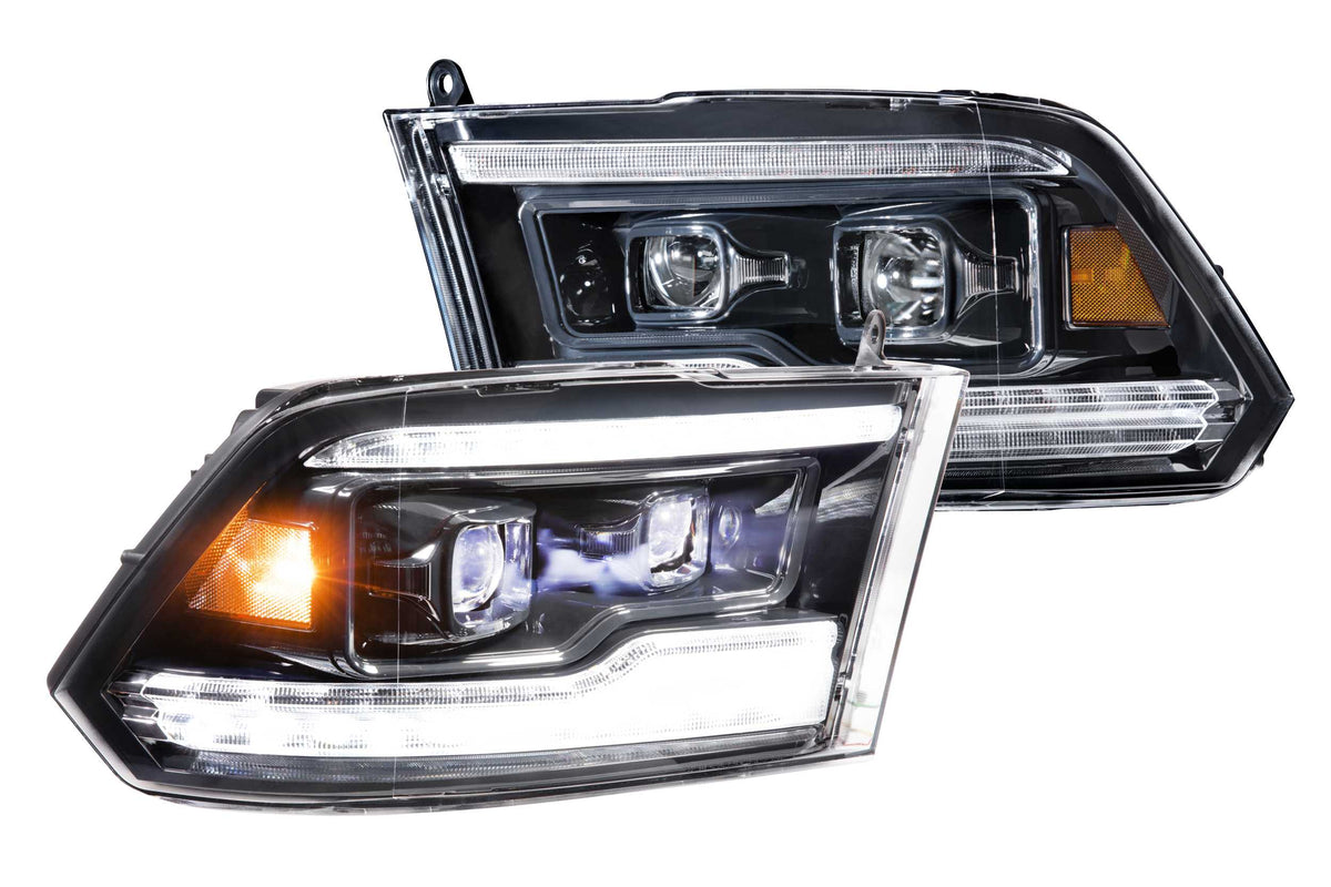 XB LED Headlights: Dodge Ram (09-18 / White DRL / Set) - Headlights (Image 1 of 6)
