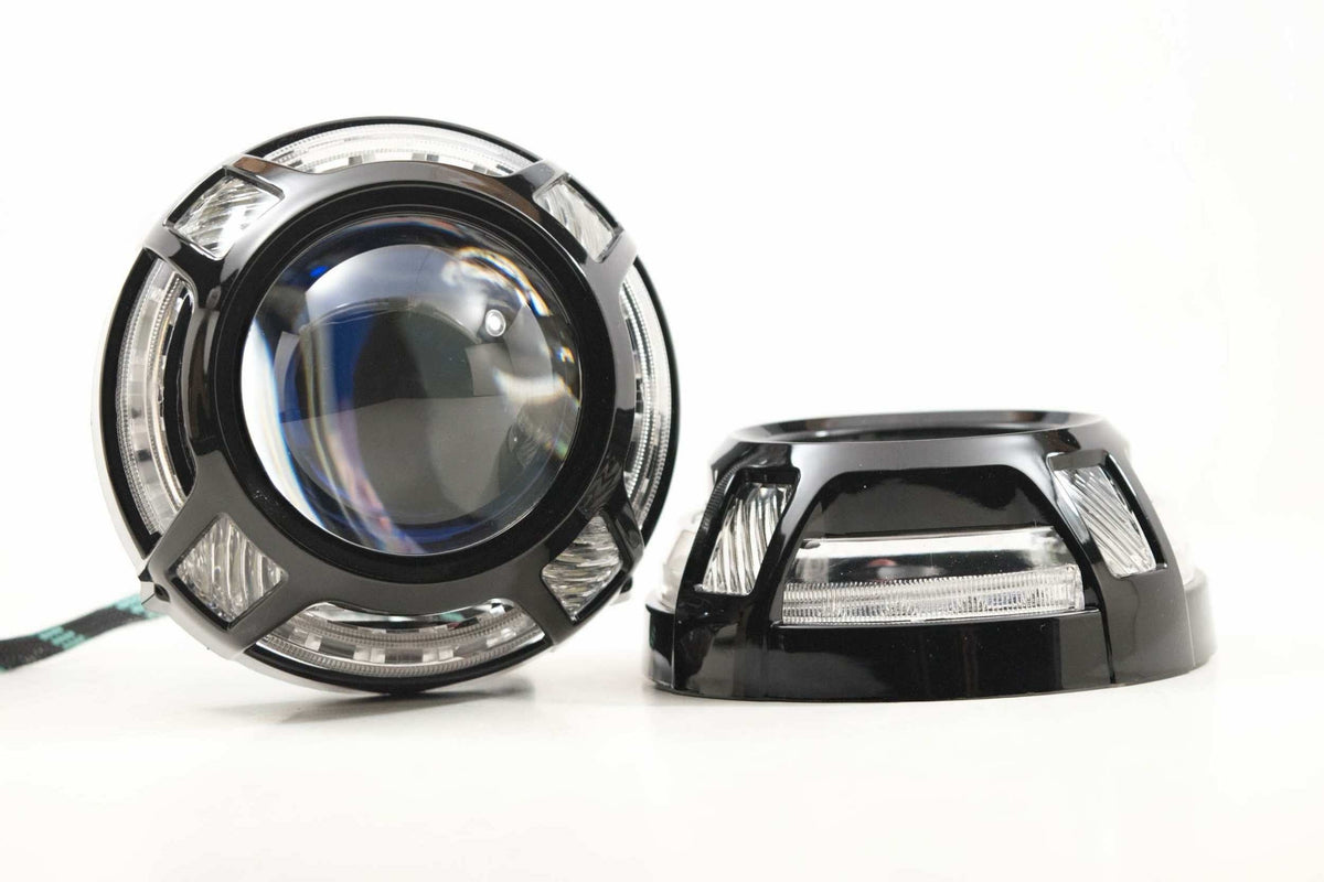 Panamera 2.0 Projector Shroud (Black) (White/Amber LED Switchback) - Shrouds (Image 1 of 6)