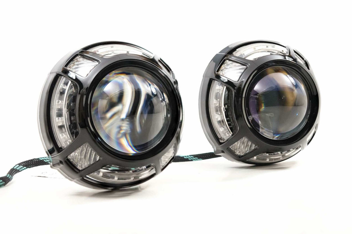 Panamera 2.0 Projector Shroud (Black) (White/Amber LED Switchback) - Shrouds (Image 2 of 6)
