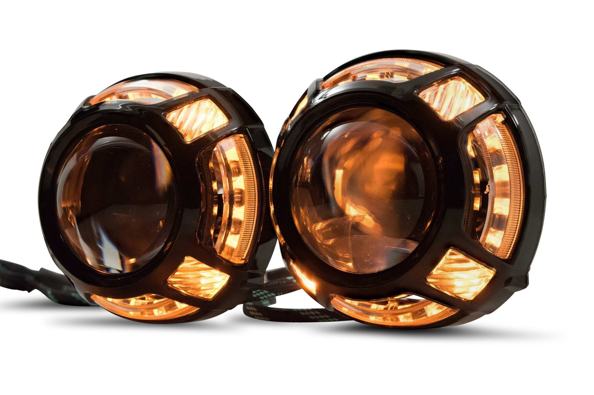 Panamera 2.0 Projector Shroud (Black) (White/Amber LED Switchback) - Shrouds (Image 6 of 6)
