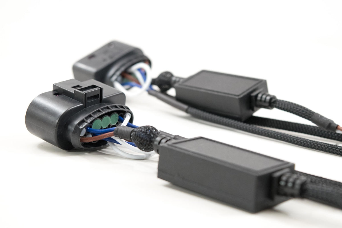 Conversion Harness: 13-18 Ram OEM Projector Headlights (Set) - Relay Harnesses (Image 2 of 4)