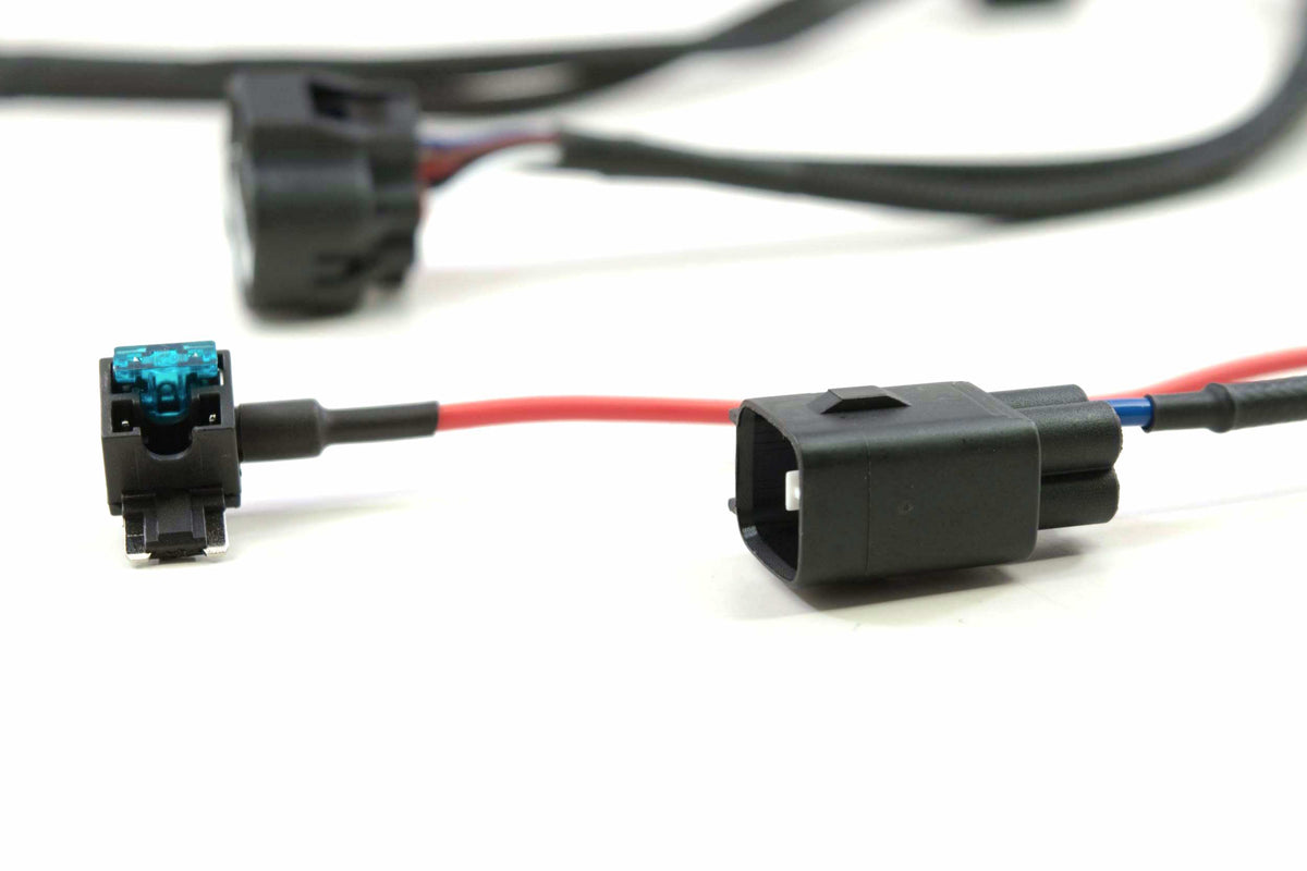 Conversion Harness for Halogen Tundra with Amber Bulb DRL (Convert to OEM LED Headlights) - Relay Harnesses (Image 4 of 6)