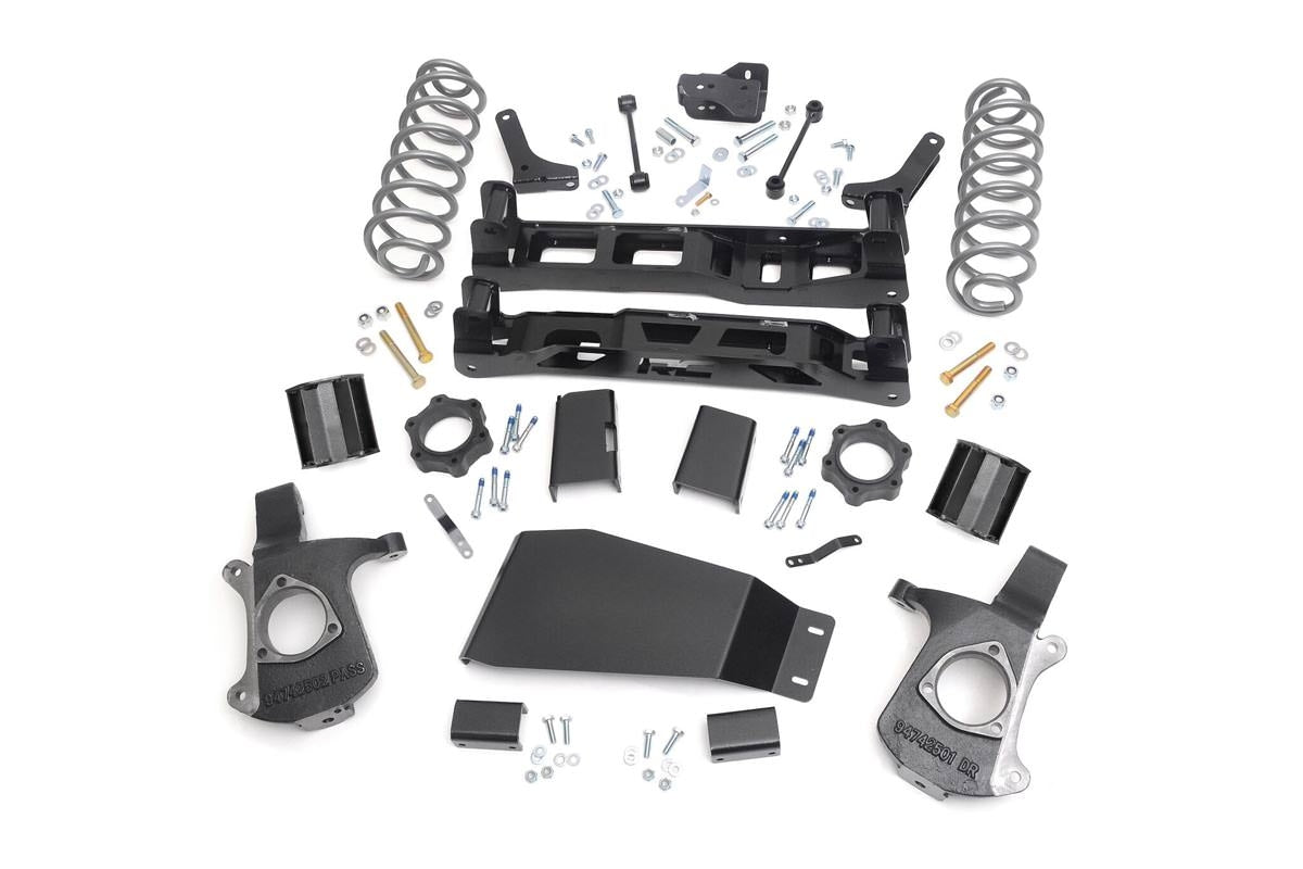 Rough Country 28100 5 Inch Lift Kit | Chevy/GMC SUV 1500 2WD/4WD (2007-2014) - Image 1