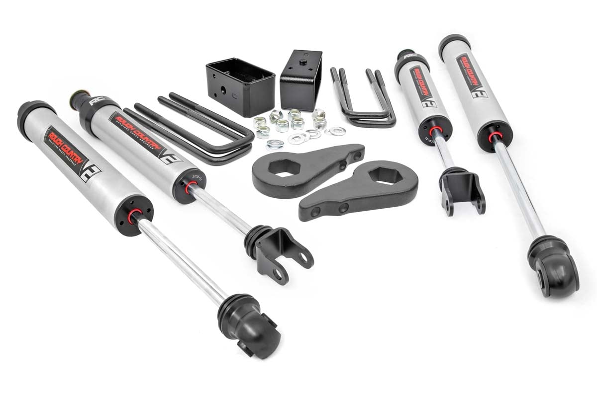 1.5-2 Inch Lift Kit | V2 | Chevy Silverado & GMC Sierra 1500 4WD (1999-2006 & Classic) - Leveling Kits (Image 1 of 6)