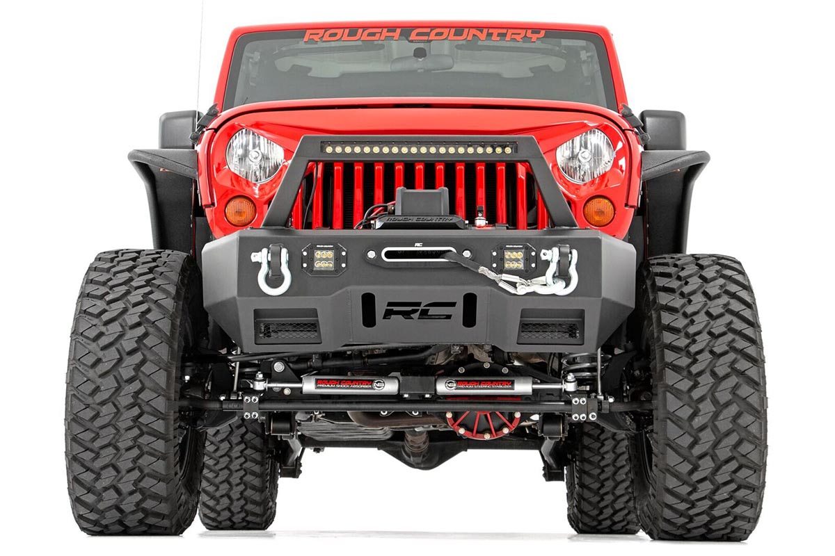 N3 Steering Stabilizer | Dual | 2-8 Inch Lift | Jeep Wrangler JK/Wrangler Unlimited (07-18) - Shocks & Stabilizers (Image 2 of 6)