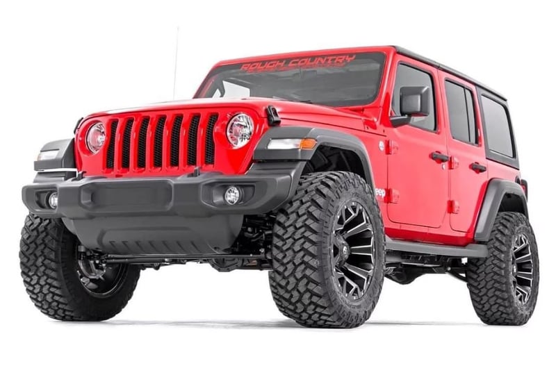 RC 2.5 Inch Lift Kit | Coils | V2 | Jeep Wrangler Unlimited Rubicon 4WD (18-23) (manufacturer page)