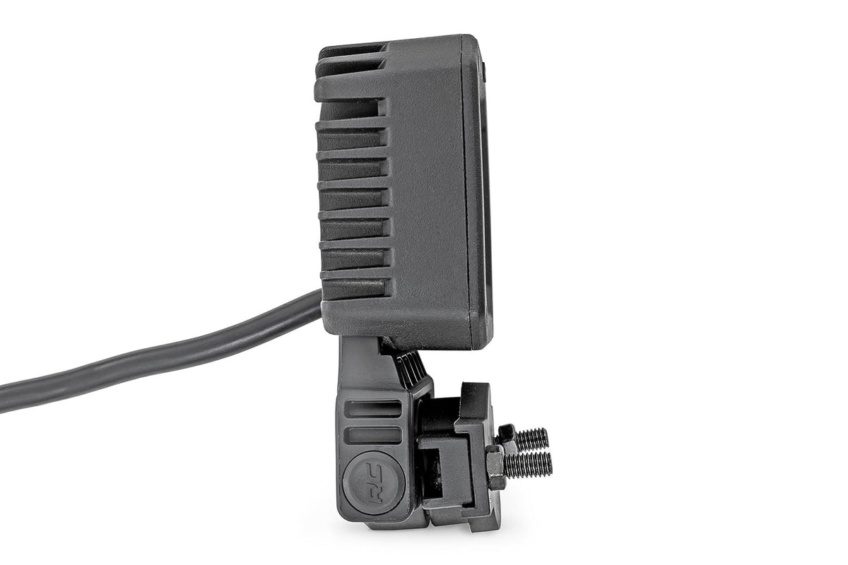 Black Series LED Light Pair | 2 Inch | Flood | Swivel Mount - Lighting & Acc (Image 5 of 6)
