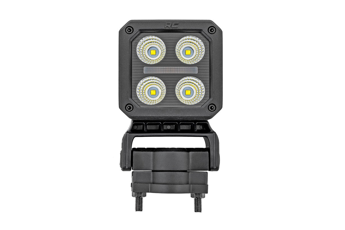 Black Series LED Light Pair | 2 Inch | Flood | Swivel Mount - Lighting & Acc (Image 2 of 6)