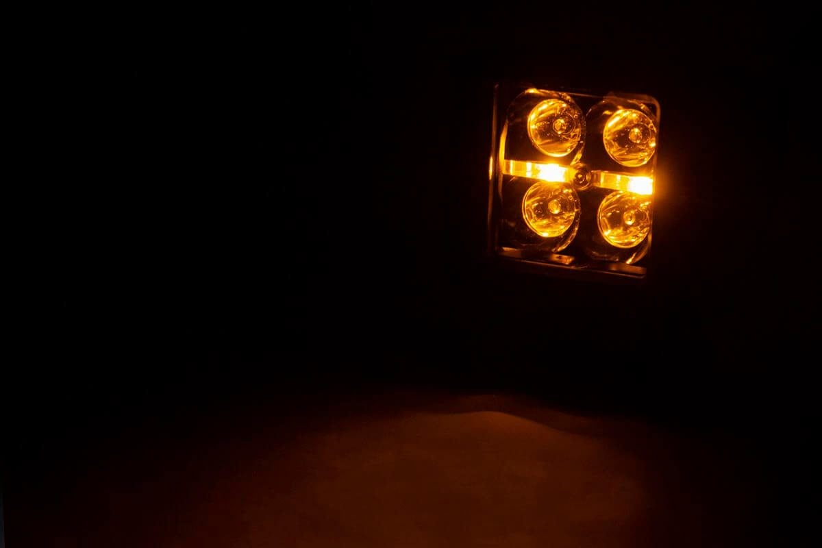 2 Inch Black Series LED Light Pods | Spot | Square |  Amber DRL - Lighting & Acc (Image 2 of 6)