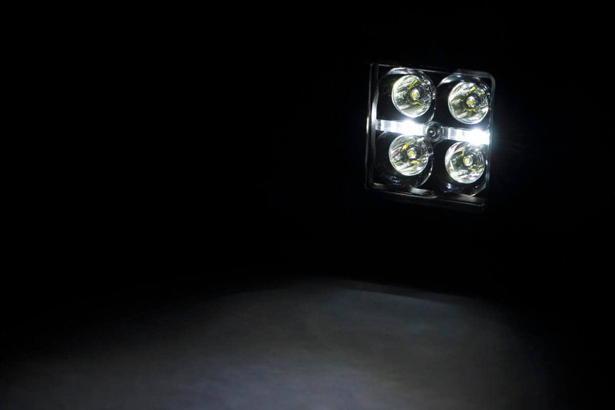 2 Inch Black Series LED Light Pods | Spot | Square | Cool White DRL - Lighting & Acc (Image 3 of 6)