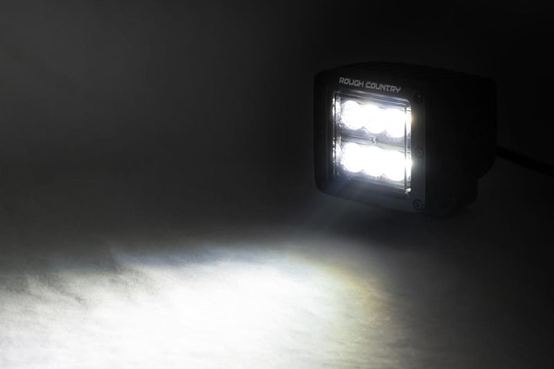 RC 2 Inch Black Series LED Light Pods | Pair | Flood (manufacturer page)
