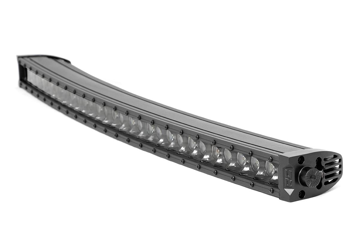 30 Inch Black Series LED Light Bar | Curved | Single Row | Cool White DRL - Lighting & Acc (Image 2 of 6)