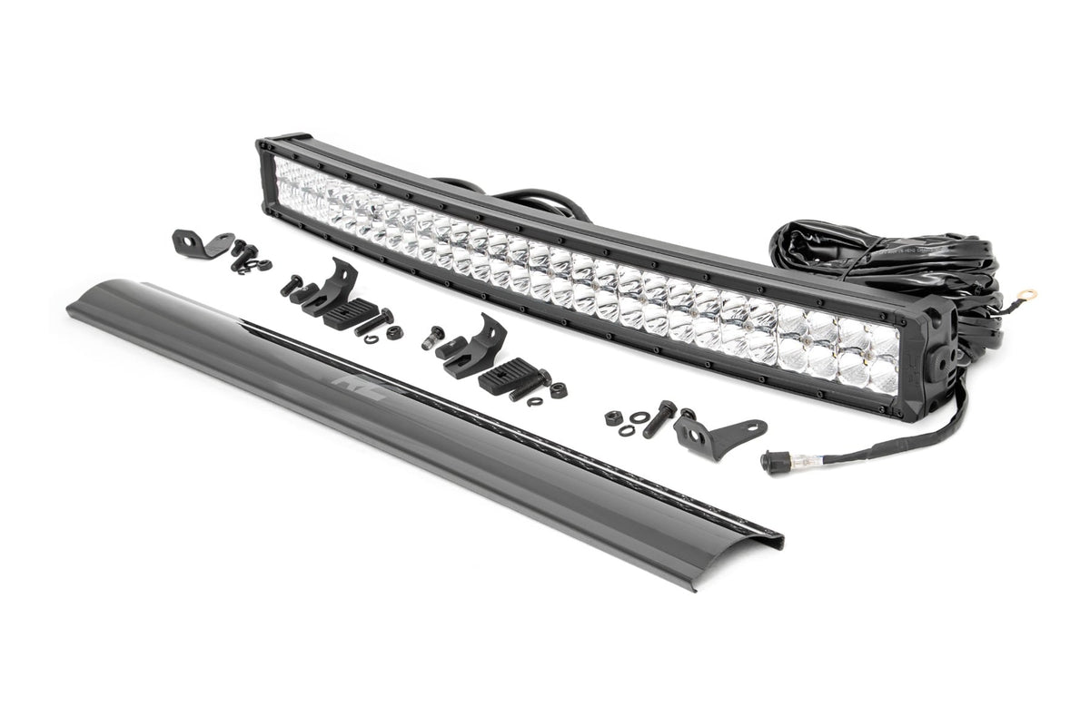 30 Inch Chrome Series LED Light Bar | Curved | Dual Row | Cool White DRL - Lighting & Acc (Image 1 of 6)