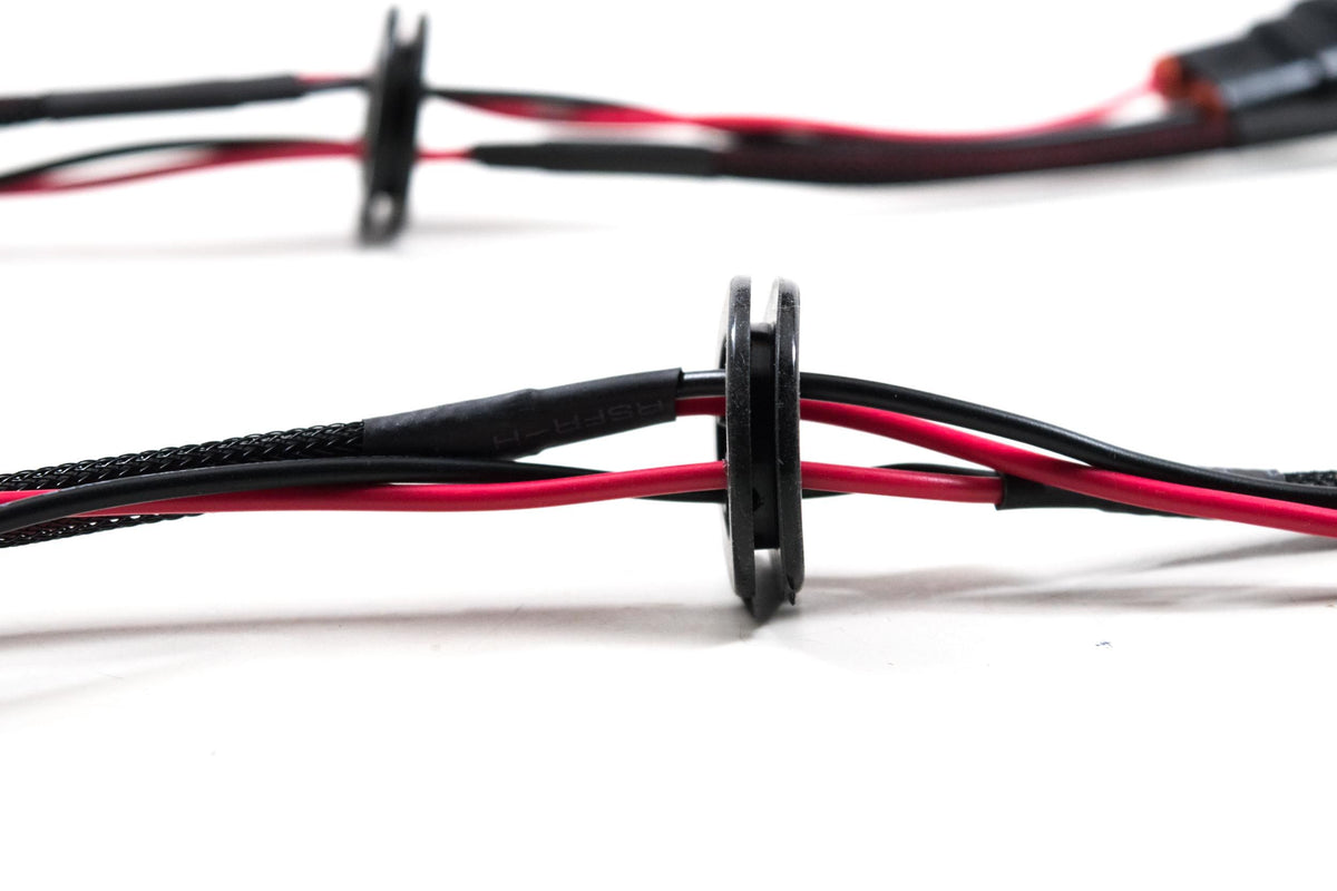 Harness: H-Series housing pass-through cables w/ grommet (H11)(2x) - Wiring Parts (Image 2 of 3)