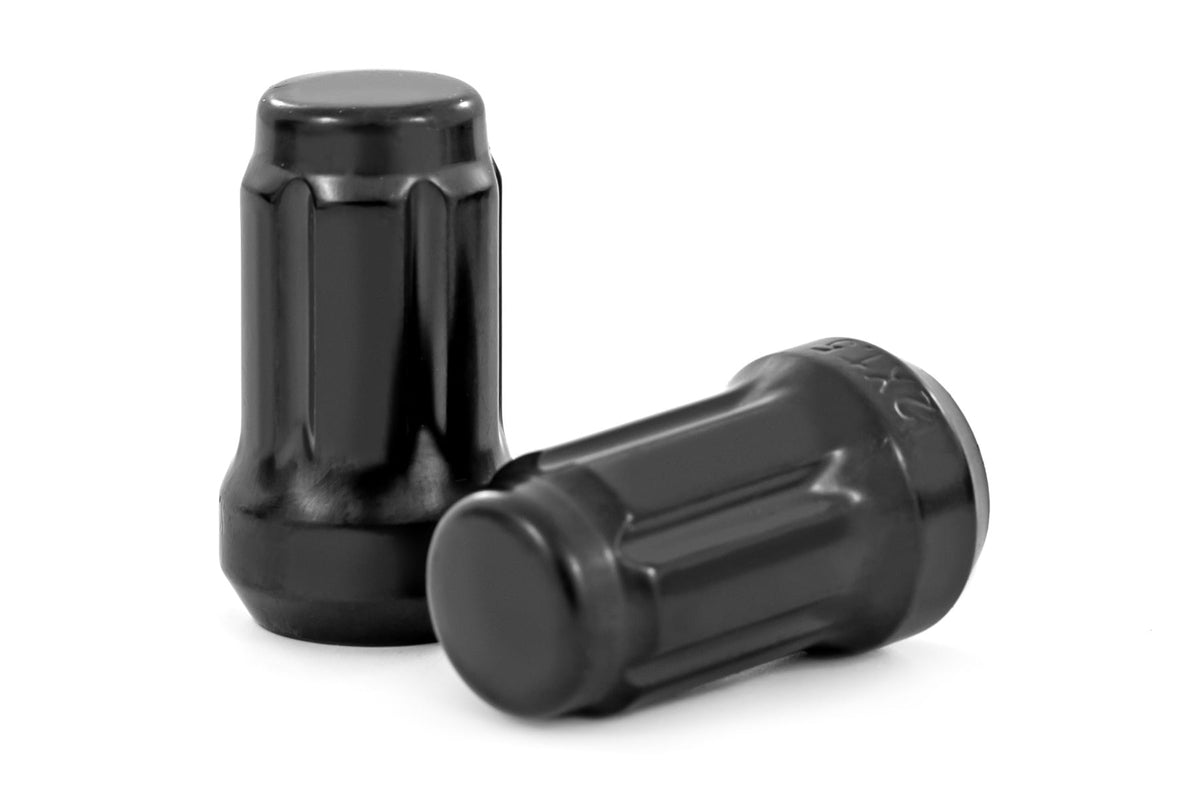 Rough Country 3801BLK Lug Nut Set | M10x1.25 | 16 Qty | Splined | Black - Image 2