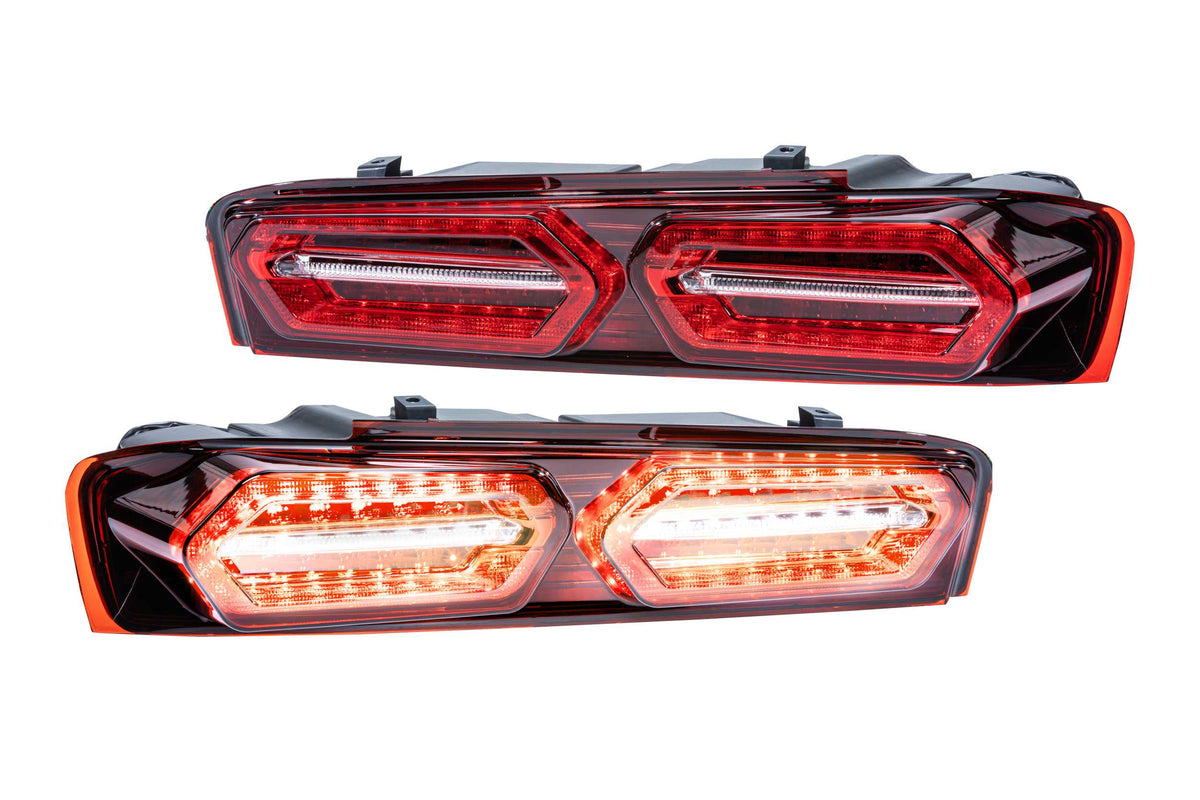 XB LED Tail Lights: Chevrolet Camaro (16-18 / Red Lens Facelift / Set) - Tail Lights (Image 1 of 6)