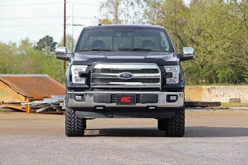 RC 2 Inch Leveling Kit | Red | Ford F-150 (14-26)/Raptor (19-20) (manufacturer page)