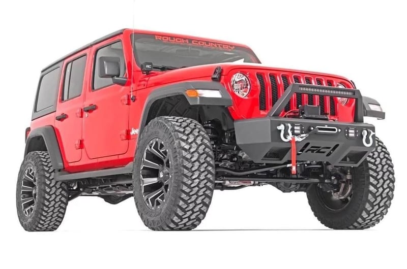 RC 3.5 Inch Lift Kit | Adj Lower | FR D/S | M1 | Jeep Wrangler Unlimited (18-23) (manufacturer page)