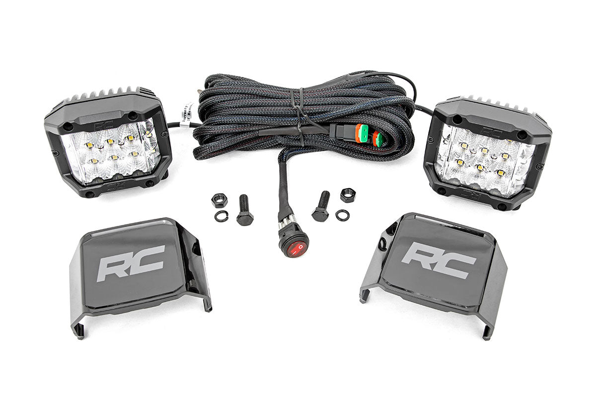 3 Inch Chrome Series LED Lights | Wide Angle Osram | Pair - Lighting & Acc (Image 1 of 6)
