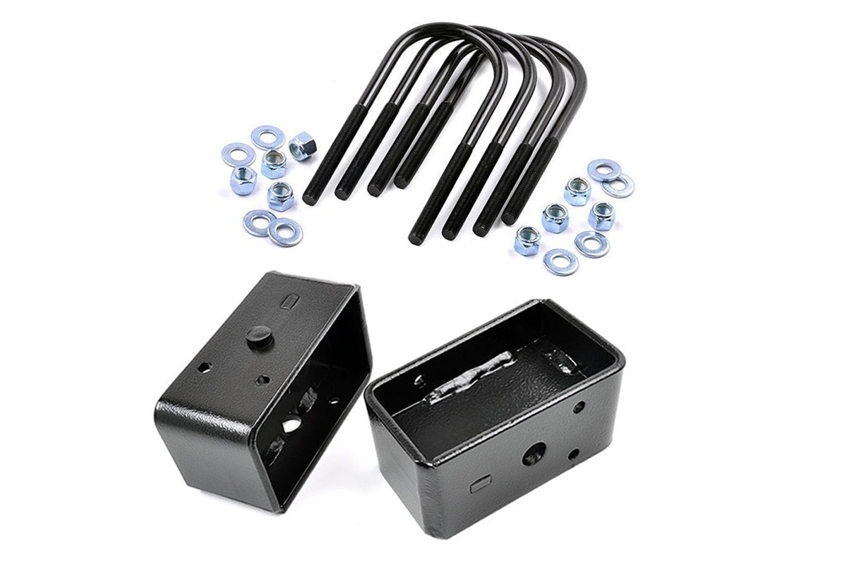 3 Inch Block & U-Bolt Kit | Ford Excursion/F-250 Super Duty/F-350 Super Duty - Susp Accessories