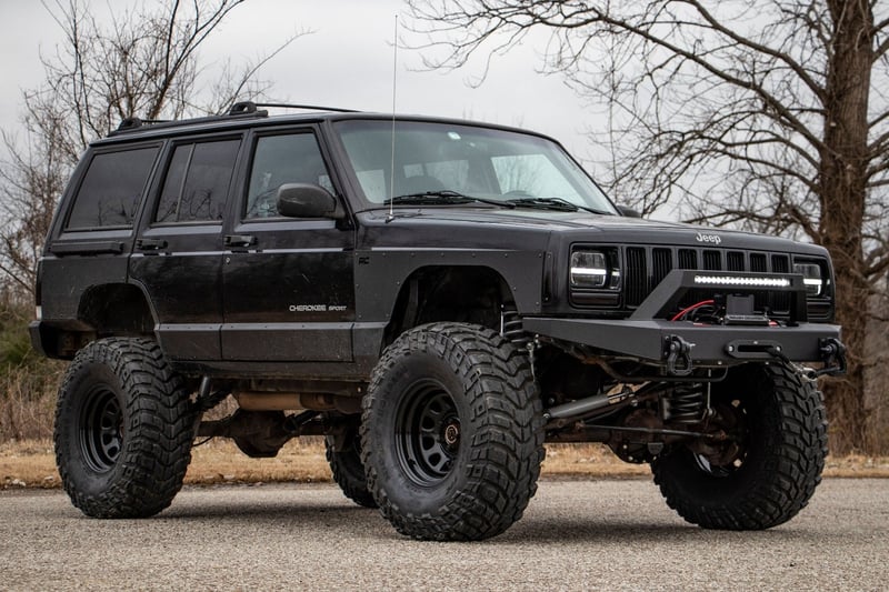 RC 6.5 Inch Lift Kit | Long Arm | NP231 | Jeep Cherokee XJ 4WD (1984-2001) (manufacturer page)