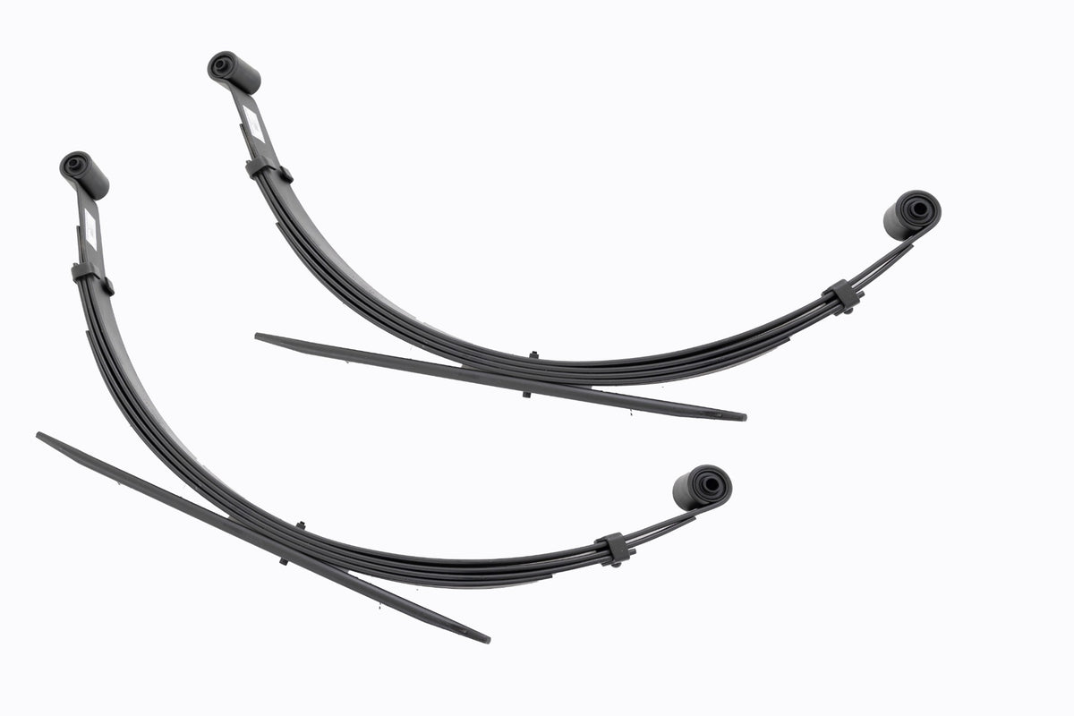 Rough Country 8071Kit Rear Leaf Springs | 6" Lift | Pair | Ford F-250/F-350 Super Duty 4WD (99-07) - Image 1