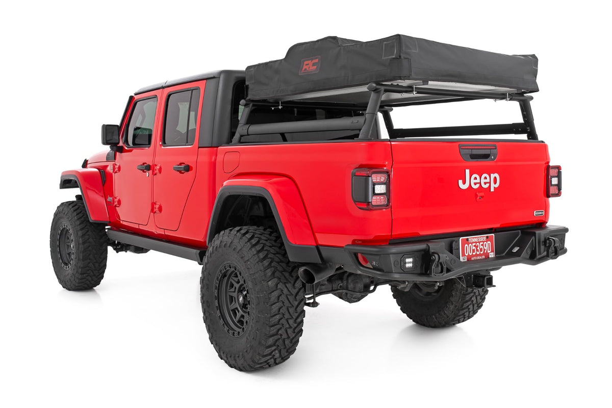 Bed Rack | Half Rack | Aluminum | Jeep Gladiator JT 4WD (2020-2026) - Cargo Management (Image 2 of 6)