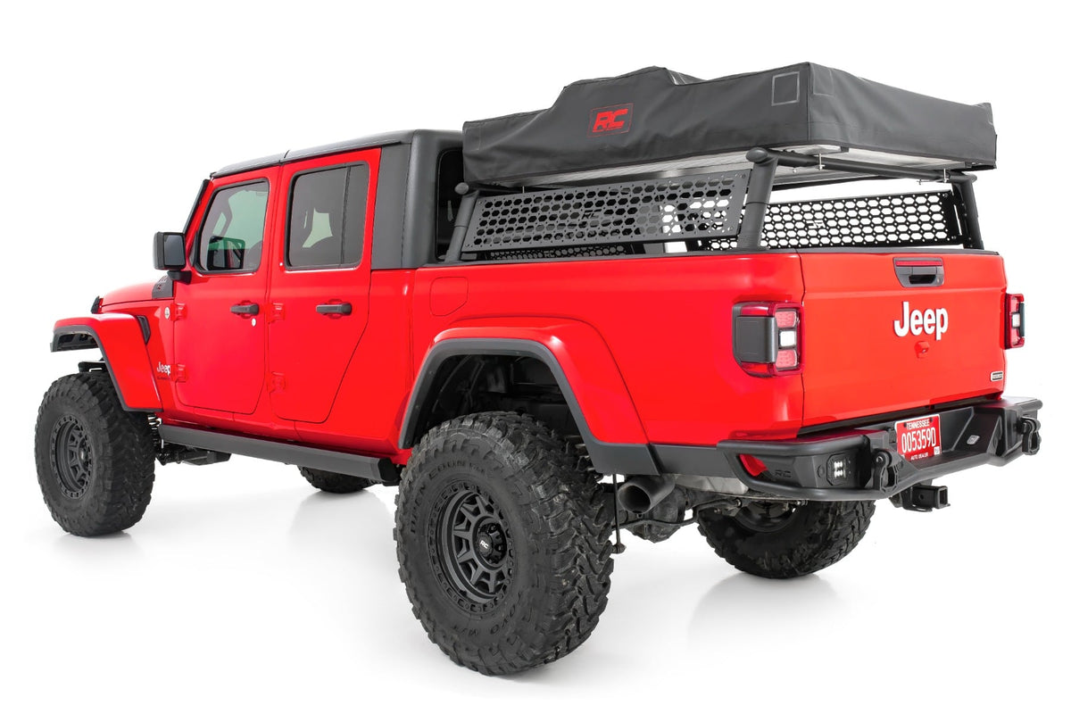 Bed Rack | Half Rack | Aluminum | Jeep Gladiator JT 4WD (2020-2026) - Cargo Management (Image 3 of 6)