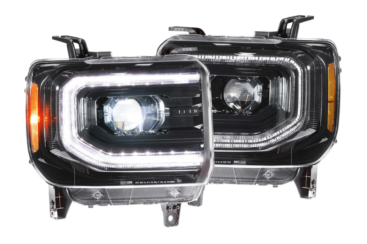 XB LED Headlights: GMC Sierra (14-18 / Set) - Headlights (Image 1 of 6)
