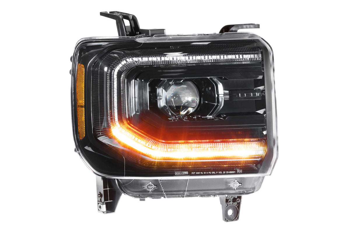 XB LED Headlights: GMC Sierra (14-18 / Set) - Headlights (Image 5 of 6)