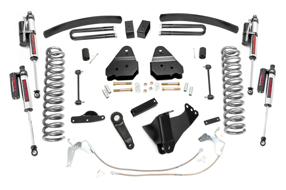 Rough Country 47850 4.5 Inch Lift Kit | W/O Overloads | Vertex | Ford F-250/F-350 Super Duty (08-10) - Image 1