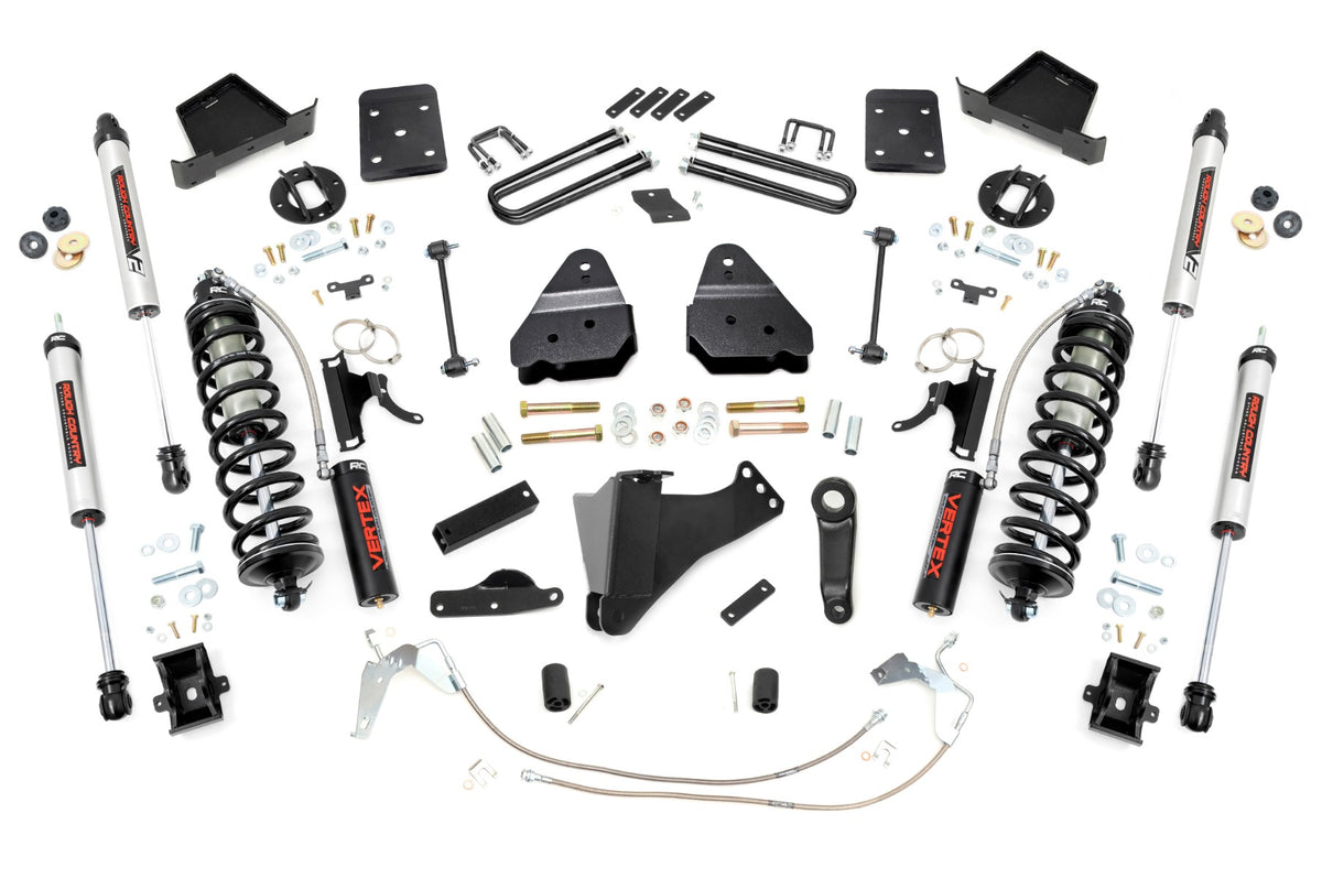 Rough Country 47858 4.5 Inch Lift Kit | W/O Overloads | C/O V2 | Ford F-250/F-350 Super Duty (08-10) - Image 1