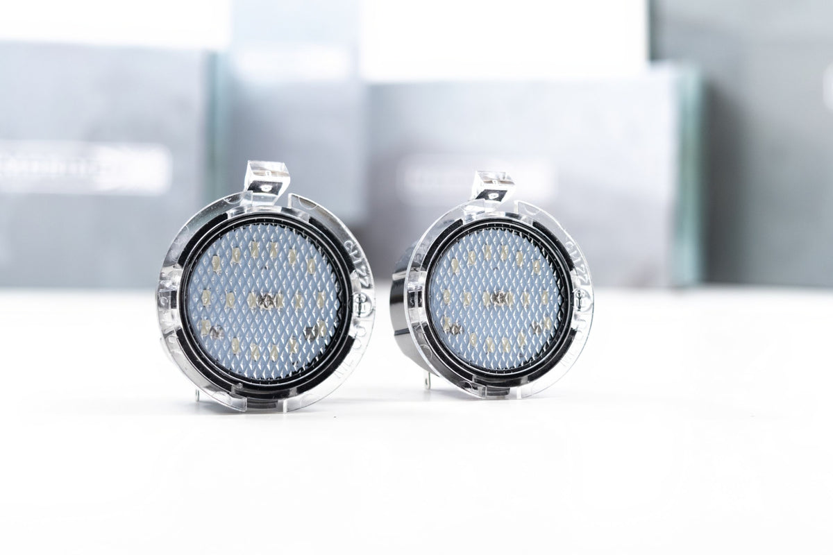 XB LED Mirror Puddle Lights: Tundra / Sequoia (14-21 / Set) - DRL & Signals (Image 1 of 3)