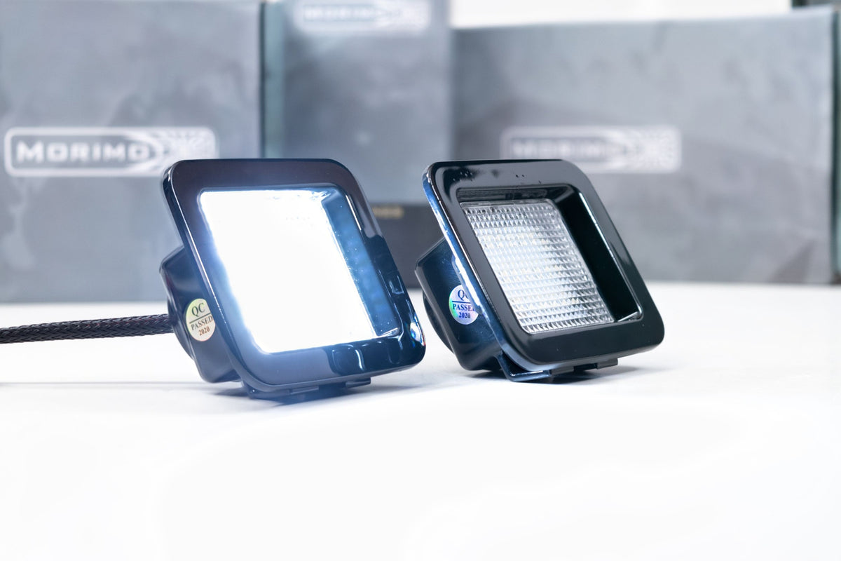 XB LED License Plate Lights: Ford F-150 (15-23 / Set) - DRL & Signals (Image 2 of 3)
